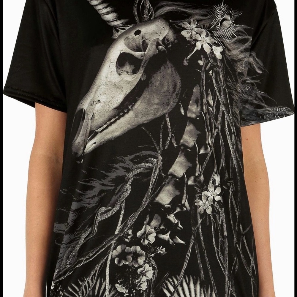 Blackmilk Magic Death Unicorn Bf Tee